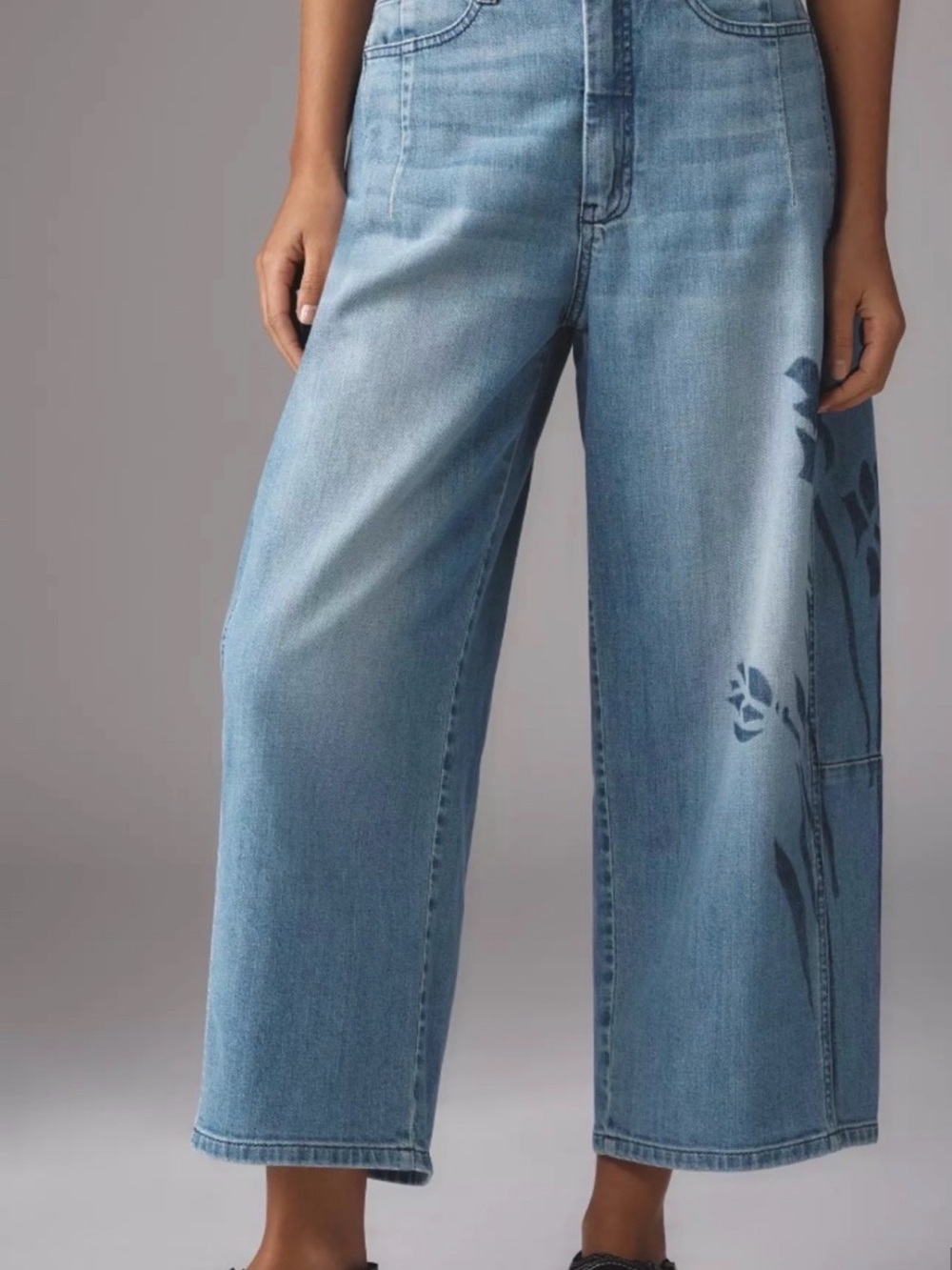 Anthropologie Pilcro Mid Rise Kenna Barrel jeans 25 - Picture 2 of 10